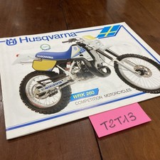 Husqvarna WRK260 TC510 WR400 CR430 WRK125 etc prospectus catalogue brochure