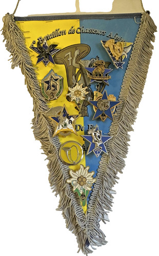 Fanion bataillon chasseurs - fanion,