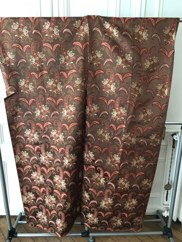 Tissus soie brocart ancien - soie,