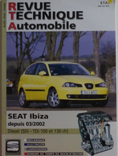 Revue technique automobile RTA SEAT IBIZA depuis 03 / 2002 diesel SDi-TDi  n°660