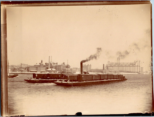 Usa new york - new, barges