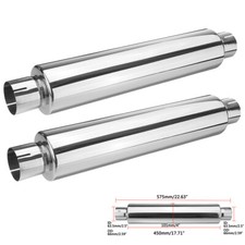 2X 63.5mm Résonateur