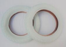 lot de 2 pneus vélo enfant 12"  12 1/2 x 2 1/4 etrto 62-203  blanc (130)