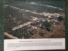 VILLAGE DE VACANCES MONTALIVET vue aérienne  photo document 1967