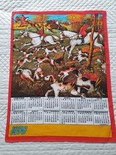 Torchon calendrier  1978