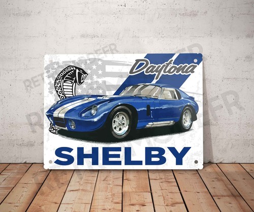 Plaque métal vintage shelby - métal,