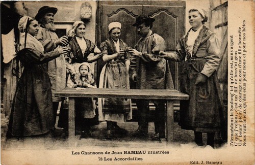 Cpa france folklore les - cpa,