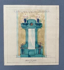 Dessin, projet de mobilier