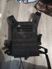 Gilet Porte Plaque Molle Tactique Militaire Police Sécurité Paintball Airsoft