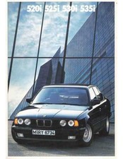 ▄▀▄ Catalogue BMW Série 5 (520i / 525i / 530i et 535i) 1988 ▄▀▄