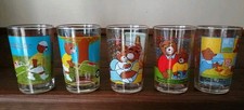 BBL2- Lot de 5 Verre à moutarde PETIT OURS BRUN