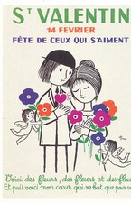 Carte Peynet St Valentin