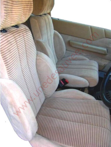 Tissu cote uni beige renault - tissu,