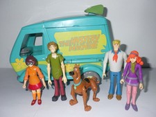 Lot de figurines Scooby-doo Scoubidou + Mystery Machine