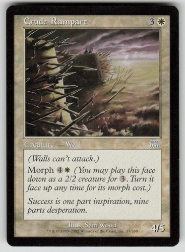 Crude rampart uncommon - rampart,