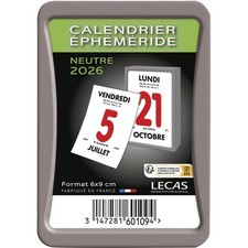 Lecas 1 Bloc calendrier