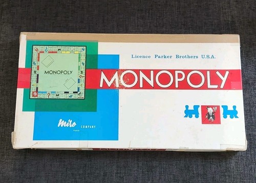 Monopoly ancien 1961 miro - monopoly,