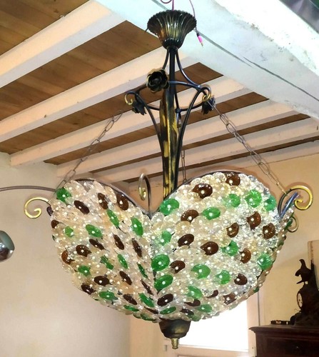 Lustre feux metal et - 3,