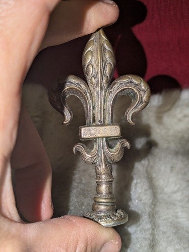 Sceau ancien fleur lys - ancien,