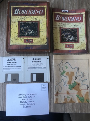 Borodino wargame atari 520 - borodino,