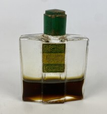 ANCIEN FLACON MINIATURE EMERAUDE DE COTY VINTAGE PERFUME