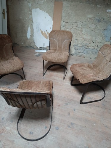 Chaises vintage willy rizzo - 4,