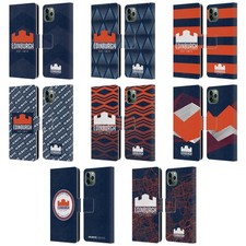 EDINBURGH RUGBY GRAPHIQUES ÉTUI COQUE EN CUIR POUR APPLE iPHONE TÉLÉPHONES