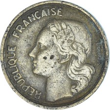 Monnaie, France, Guiraud, 10 Francs, 1958, Paris, TB, Bronze-Aluminium