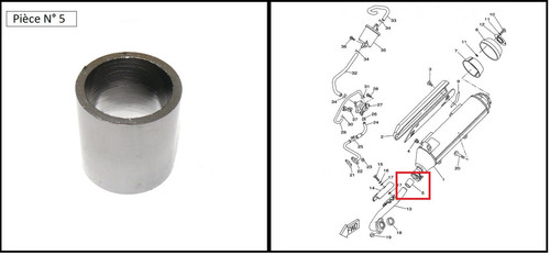 Joint manchon pot - joint,