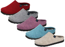 Fly Flot Chaussons Femme En Feutre Avec Semelle Intérieure Douce