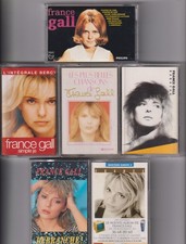 France Gall Lot De 6 K7 Cassettes Audio  TAPE
