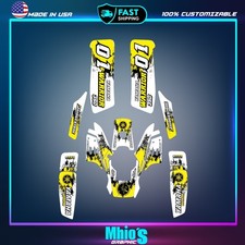 Yamaha Warrior 350 Full Graphics Decals Stickers Kit Atv