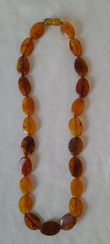 Ancien collier ambre - en,