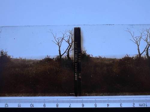 Plaque verre stereoscopique - verre,