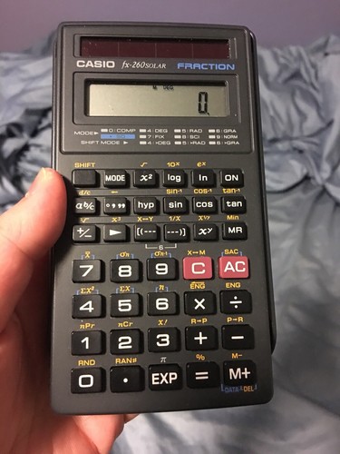 Casio 260 solar power - fx-260,
