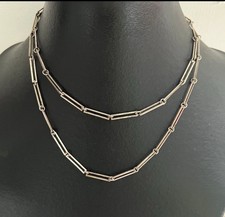 Longue chaine argent