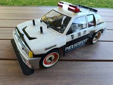 Kyosho FF racer avec carro police peugeot 205 Vintage RC 1/10 1/12