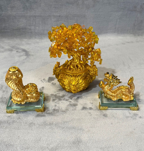 Feng shui gold citrine money - gold,