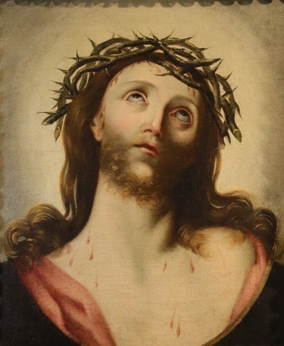 Tableau ancien ecce homo - homo, de