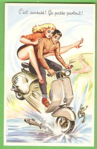 Carriere carte postale - carriere, dessin