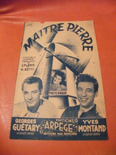 Partition maitre pierre yves - "partition,