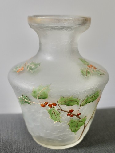 Blanchet vase verre - vase, Émaille