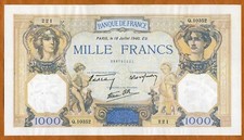 France, 1000 francs