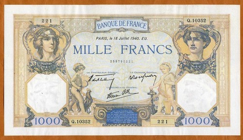 France 1000 francs - france,,