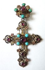 Croix pendentif argent massif