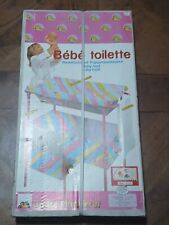 Jouet Vintage Bébé Toilette – Table A Langer & Baignoire + Rangement TBE