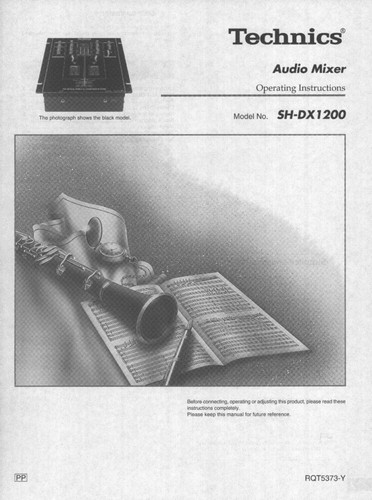 Technics dx1200 audio mixer - technics,