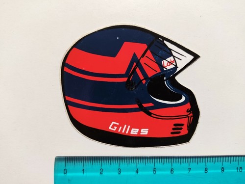 Autocollant gilles villeneuve - gilles,