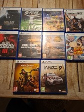 lot de  10 jeux video ps 5 Sony call Of Fc 25 Wrc Village ....Dont 2 Neufs Ca