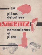 Publicité - Phares SOUBITEZ - Année 1950 -Pièce détachées - Auto Vélo -